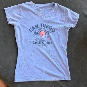 San Diego V-Neck Graphic Tee